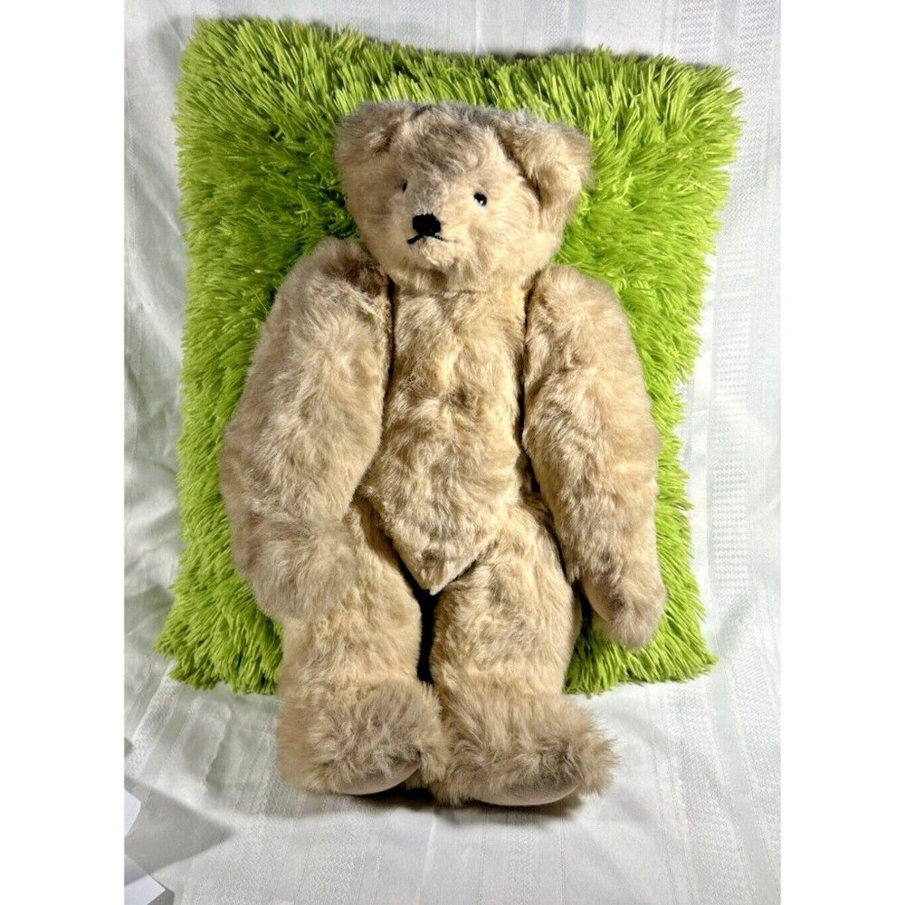Vintage Spinnaker 20” Jointed Beige Brown Bear Large Plush  Stuffed Thailand Y2K
